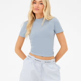 Lucia Baby Tee - Pale Blue