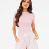 Lucia Baby Tee - Pastel Pink