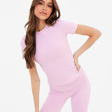 Lucia Baby Tee - Light Pink