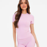Lucia Baby Tee - Light Pink