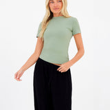 Lucia Baby Tee - Sage Green