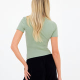 Lucia Baby Tee - Sage Green