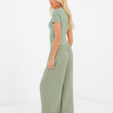 Lucia Baby Tee - Sage Green