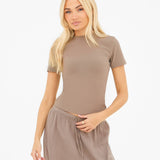 Lucia Baby Tee - Taupe