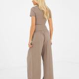 Lucia Baby Tee - Taupe