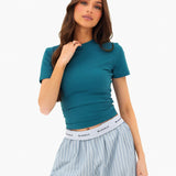Lucia Baby Tee - Teal