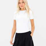 Lucia Baby Tee - White