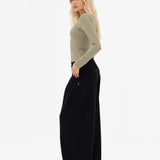 Lucia Long Sleeve Top - Warm Olive