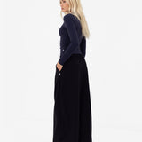 Lucia Long Sleeve Top - Soft Navy