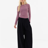 Lucia Long Sleeve Top - Dusty Rose