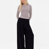 Lucia Long Sleeve Top - Pebble