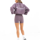 Active Studios Oversized Jumper - Grape