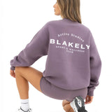 Active Studios Oversized Jumper - Grape