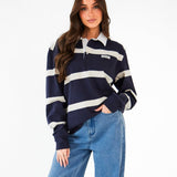 Tilly Rugby Shirt - True Navy