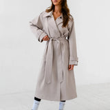 Amara Trench Coat - Stone