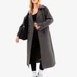 Amara Trench Coat - Grey