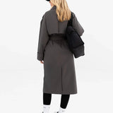 Amara Trench Coat - Grey