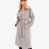 Amara Trench Coat - Stone