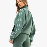 Jada Track Jacket - Vintage Green