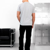 Miles Chain Stitch Relaxed T-Shirt - Marl Grey