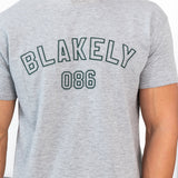 Miles Chain Stitch Relaxed T-Shirt - Marl Grey