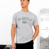 Miles Chain Stitch Relaxed T-Shirt - Marl Grey