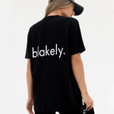 Thea Oversized T-Shirt - Black
