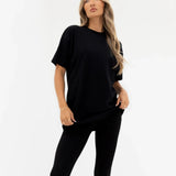 Thea Oversized T-Shirt - Black