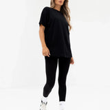 Thea Oversized T-Shirt - Black