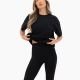 Freya Oversized T-Shirt - Black