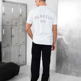 Zayd Relaxed T-Shirt - Flat White & Dusty Lilac