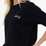 Mindy Oversized T-Shirt - Black