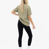 Mindy Oversized T-Shirt - Warm Olive
