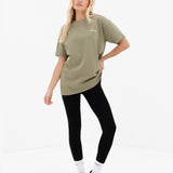 Mindy Oversized T-Shirt - Warm Olive