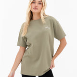 Mindy Oversized T-Shirt - Warm Olive