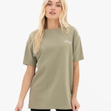 Mindy Oversized T-Shirt - Warm Olive