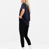 Mindy Oversized T-Shirt - Soft Navy