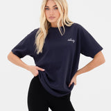 Mindy Oversized T-Shirt - Soft Navy