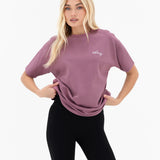 Mindy Oversized T-Shirt - Dusty Rose