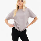 Mindy Oversized T-Shirt - Pebble