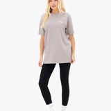 Mindy Oversized T-Shirt - Pebble