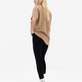 Mindy Oversized T-Shirt - Tan