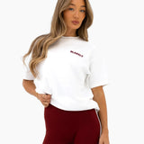 Naomi Oversized T-Shirt - Flat White