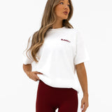 Naomi Oversized T-Shirt - Flat White