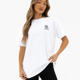 Iris Oversized T-Shirt - Bright White