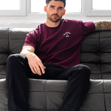 NYC Relaxed T-Shirt - Dark Burgundy