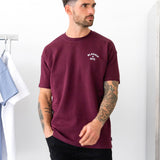 NYC Relaxed T-Shirt - Dark Burgundy