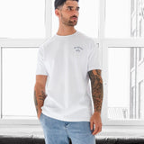 NYC Relaxed T-Shirt - White & Cloudy Blue