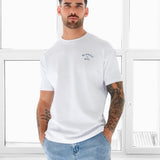 NYC Relaxed T-Shirt - White & Cloudy Blue