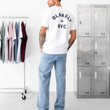 NYC Relaxed T-Shirt - White & True Navy